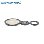 Sanitary FDA Viton Gasket With Stainless Steel Net For Hygienic Data Center Liquid Water Cooling Clamp Ferrule