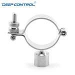 Data Center Cooling Water Sanitary Stainless Steel Hinged Pipe Hanger with BSP Socket
