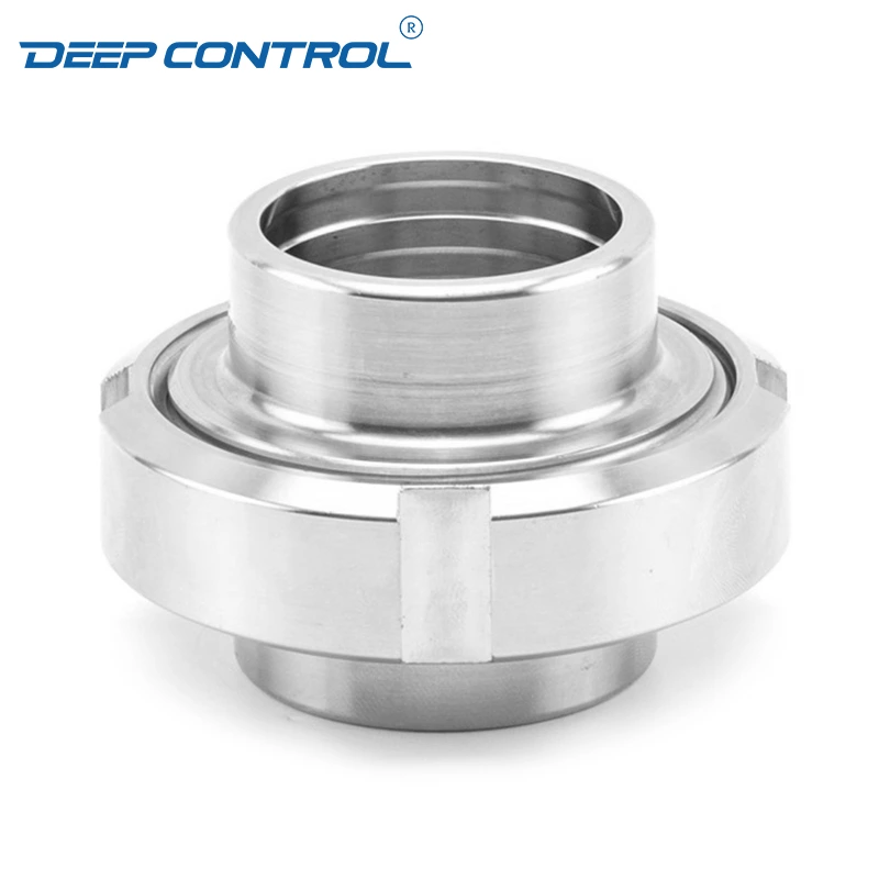 DIN Sanitary Stainless Steel Water Cooling Liquid Data Center Hygienic Liner Male Nut Expanding Complete Union