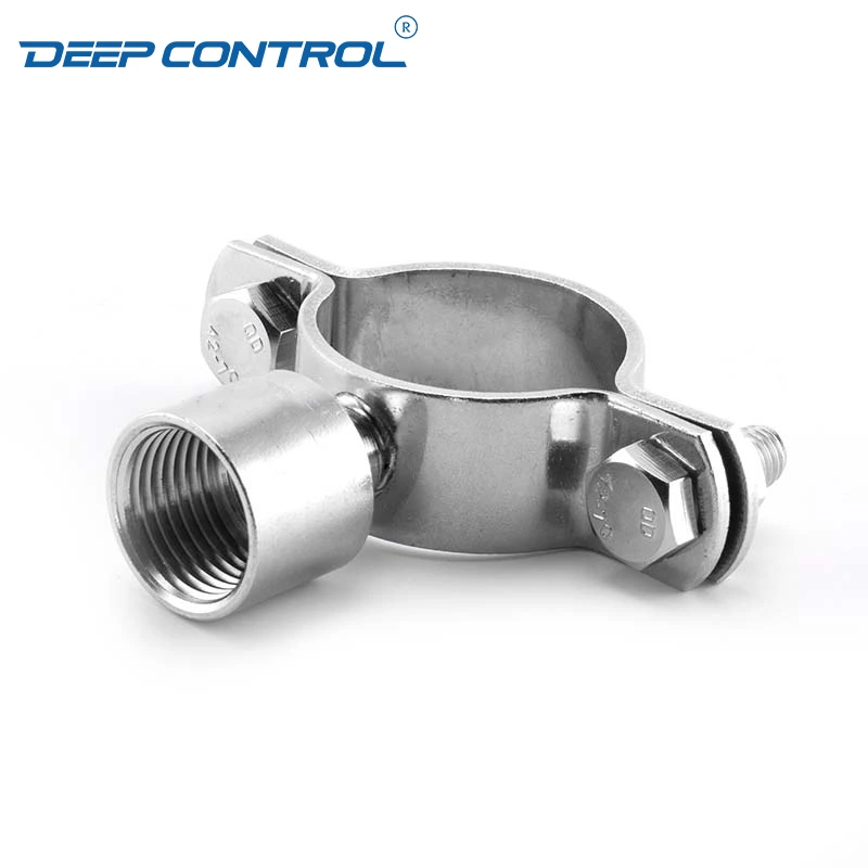 Hygienic Stainless Steel Data Center Cooling Water Pipe Hanger Saddle Clip With BSP Socket
