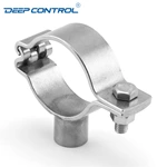 Data Center Liquid Cooling Water Sanitary Stainless Steel Bossed Clamp Pipe Hanger