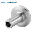 Data Center Liquid Cooling Water Hygienic Stainless Steel Sanitary Tri Clover Clamp Barb Hose Adapter