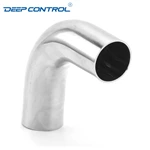 Data Center Cooling Water Sanitary Stainless Steel Bend 3A SMS DIN AS BS Mirror Polishing Weld Elbow