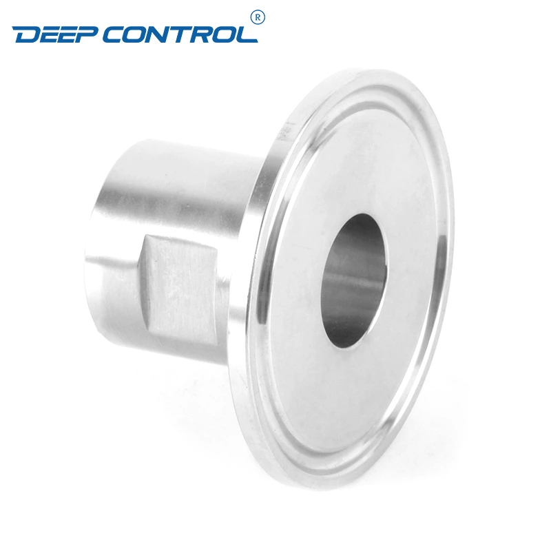 Data Center Liquid Cooling Water Sanitary Stainless Steel Hygienic BSPT NPT Female Thread Ferrule Clamp Adapter