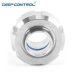 Data Center Liquid Cooled Water Stainless Steel Hygienic Liner Male Nut SMS Union