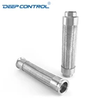 Liquid Cooling Water Leak Free Energy Storage Stainless Steel Hygienic Weld Tri-Clamp Braided Flexible Bellow Metal Pipe
