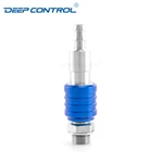 Stainless Steel Cooling Water Liquid Data Center Universal Quick Disconnects UQD02 UQD04 UQD06 UQD08 UQD Socket Nipple
