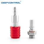 Liquid Cooling Data Center  Free Leaking Stainless Steel Universal Quick Disconnect UQD Plug Coupling